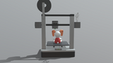 Animated 3D Printer Render
