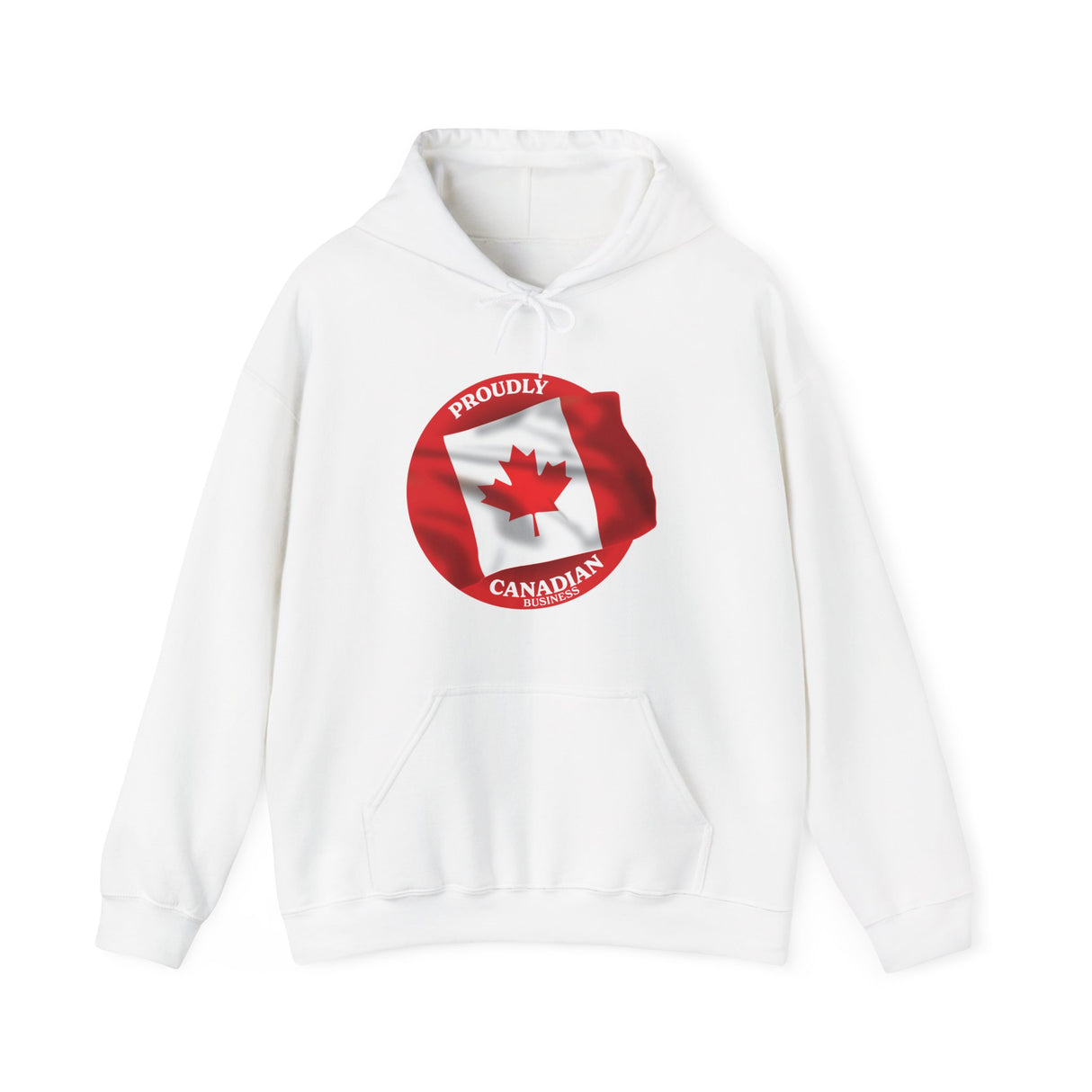 Proudly Canadian Hooded Sweatshirt - Cozy Apparel for Canada Day and Everyday Wear