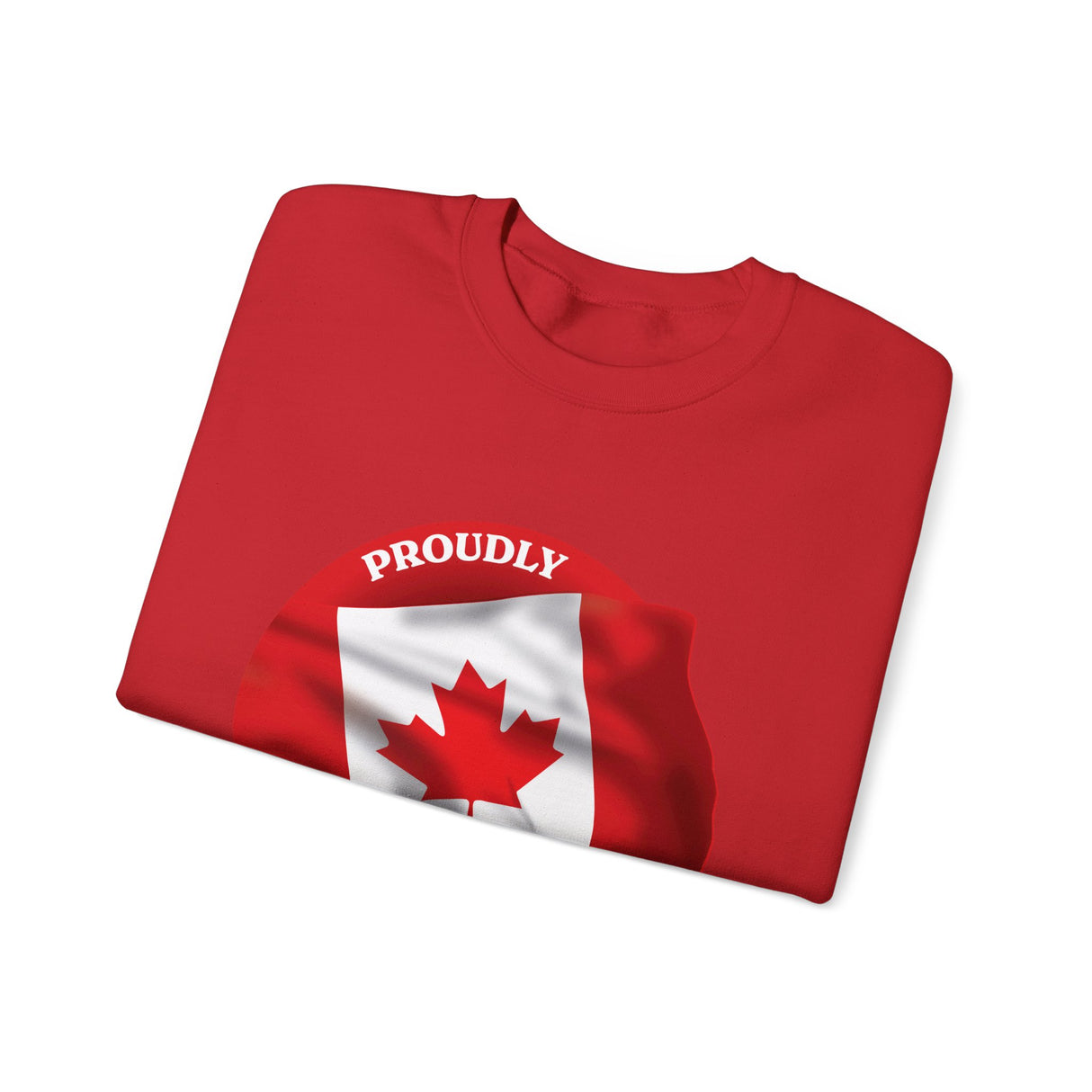 Proudly Canadian Unisex Crewneck Sweatshirt - Heavy Blend