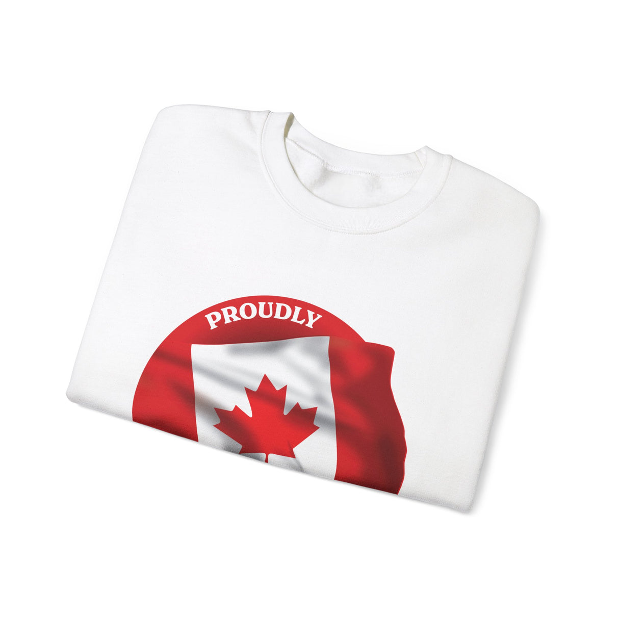 Proudly Canadian Unisex Crewneck Sweatshirt - Heavy Blend