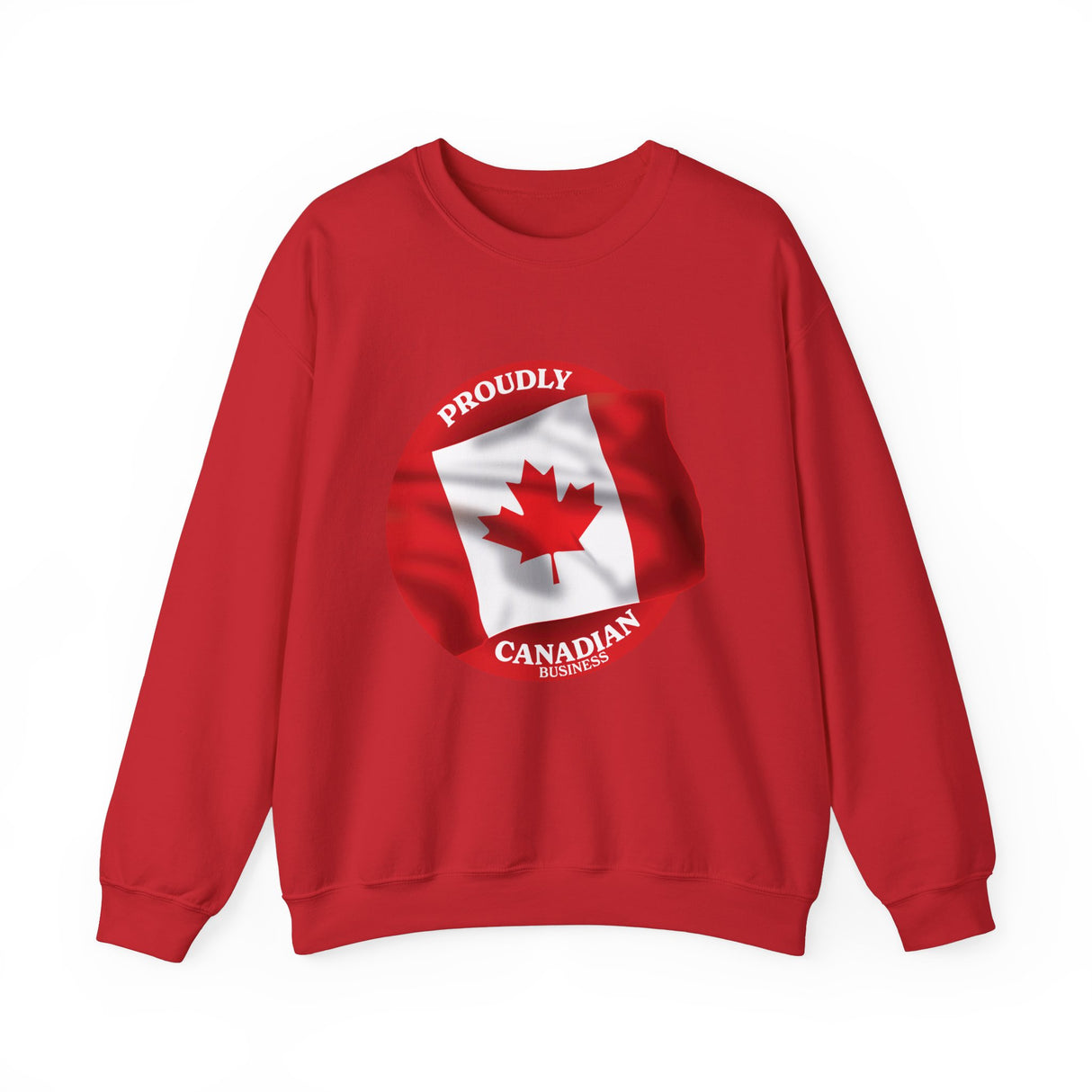 Proudly Canadian Unisex Crewneck Sweatshirt - Heavy Blend