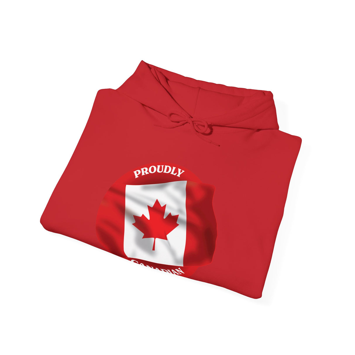 Proudly Canadian Hooded Sweatshirt - Cozy Apparel for Canada Day and Everyday Wear