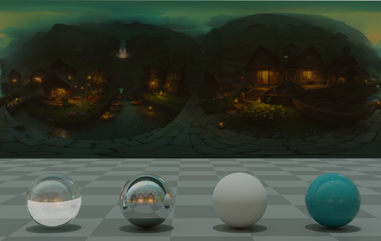 Village Epic Digital Painting