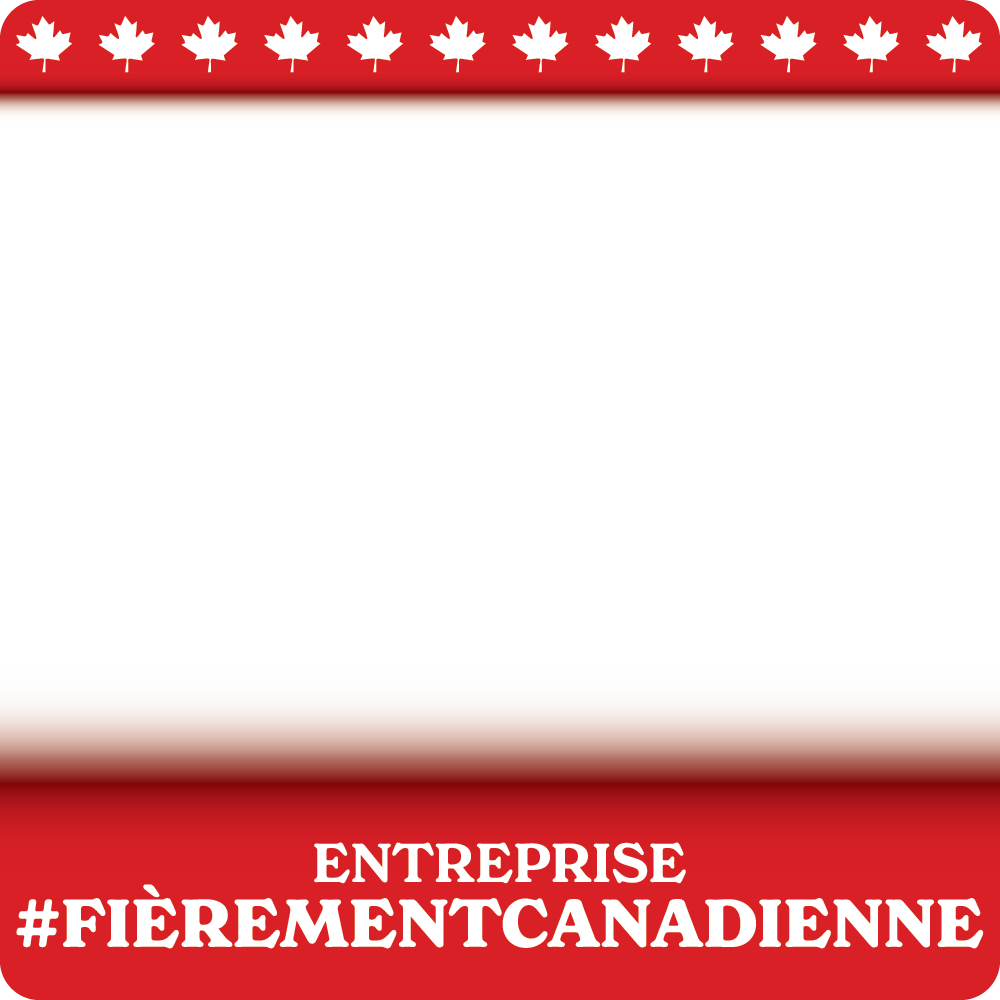 Proudly Canadian Business Logo Stock Photos