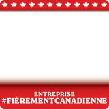 Proudly Canadian Business Logo Stock Photos