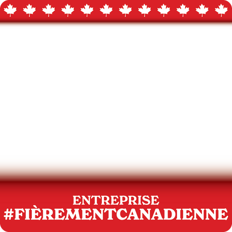 Proudly Canadian Business Logo Stock Photos