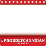 Proudly Canadian Business Logo Stock Photos