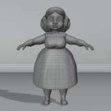 wireframe front view