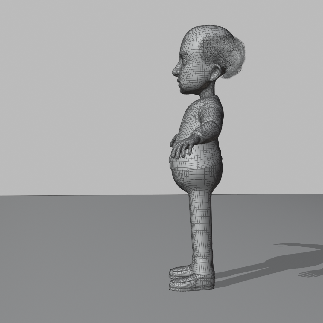 side view wireframe
