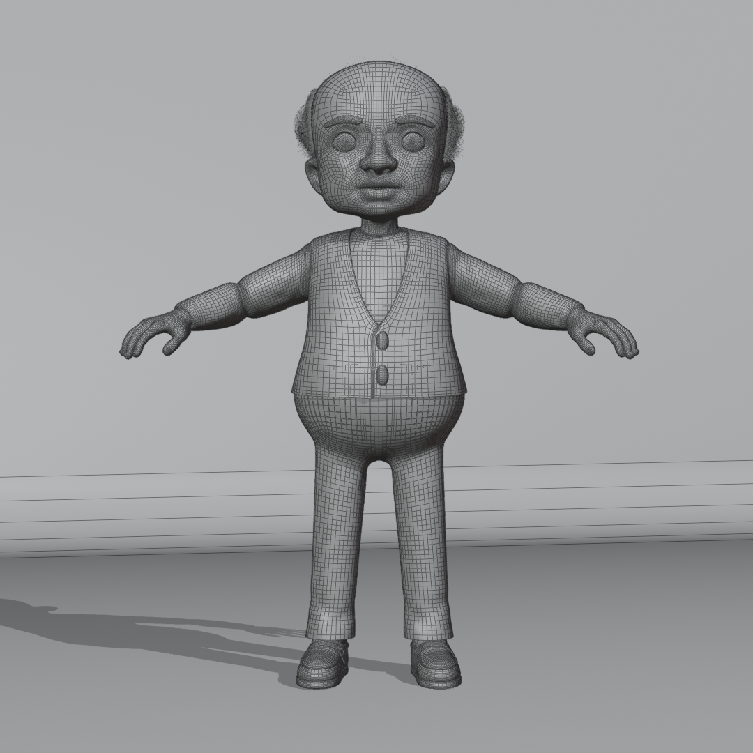 front view wireframe