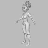 side view wireframe render

