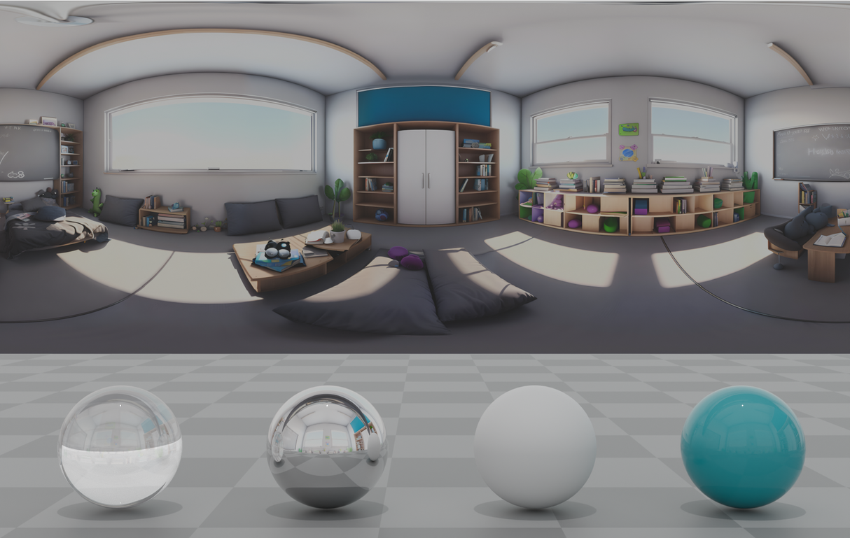 Kid Bedroom Kids CGI