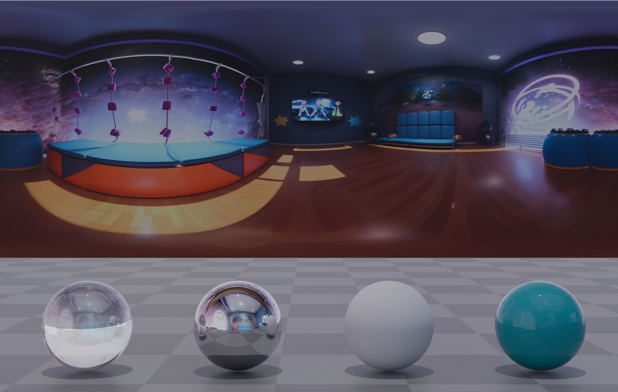 Kid Playroom, Kids CGI Style.