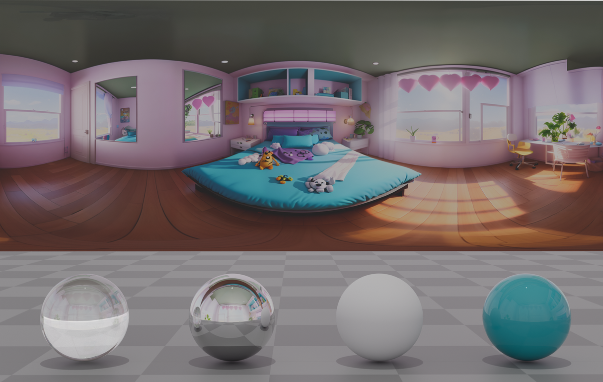 Kid Bedroom Kids CGI