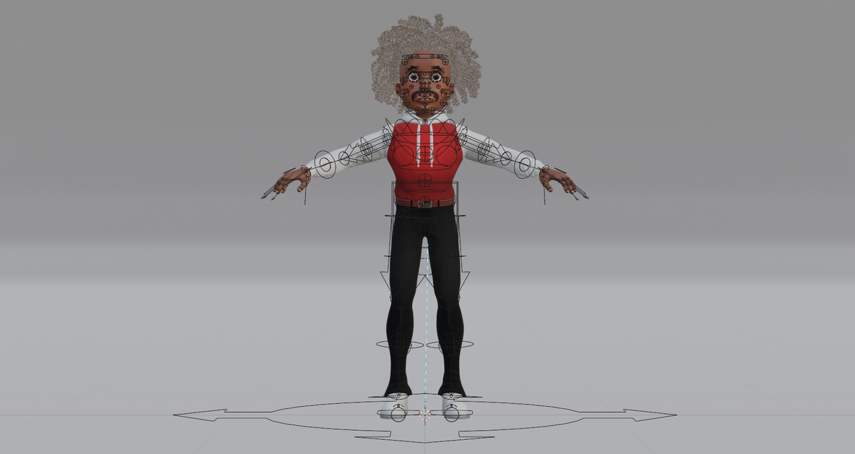 3D Character Athletic Male Rigged