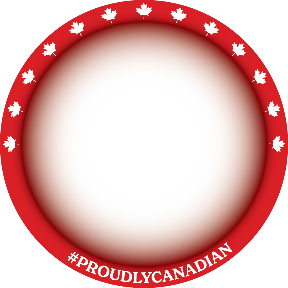 Proudly Canadian Business Logo Stock Photos