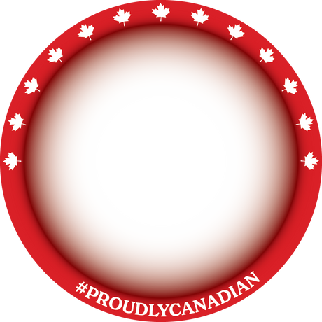 Proudly Canadian Business Logo Stock Photos