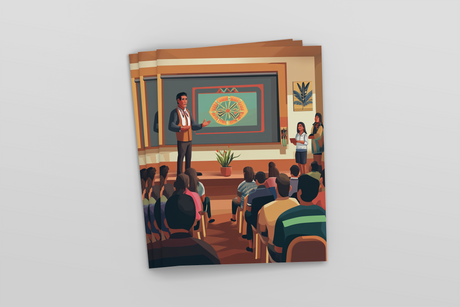 Indigenous cultural presentation Ai Generated Image