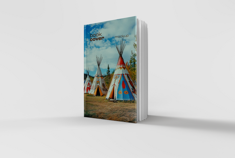 Tipis in forest clearing Ai Generated Image