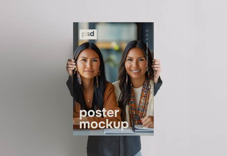 Indigenous women at work desk Ai Generated Image