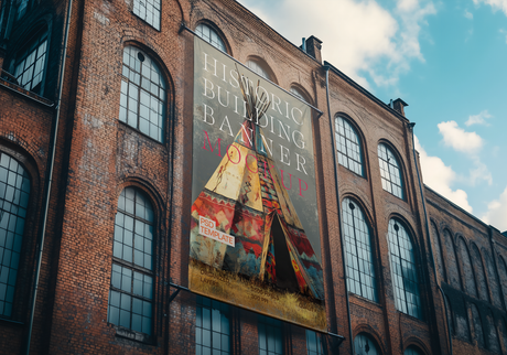 Tipi with geometric and symbolic designs Ai Generated Image