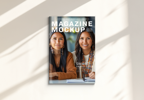 Indigenous women at work desk Ai Generated Image