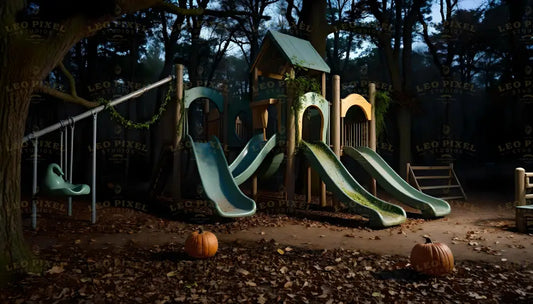 Abandoned Playground Ai Generated Image