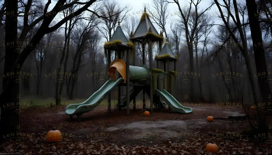 Abandoned Playground Ai Generated Image