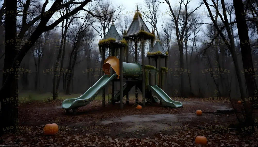 Abandoned Playground Bundle Ai Generated Image