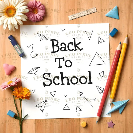 Back To School Banner Ai Generated Image