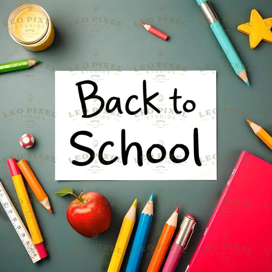 Back To School Banner Ai Generated Image