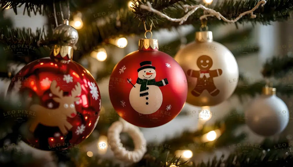 Christmas Ornaments Ai Generated Image