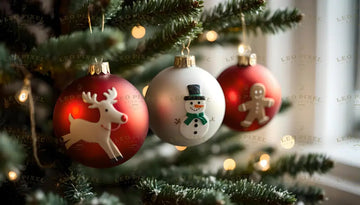 Christmas Ornaments Ai Generated Image