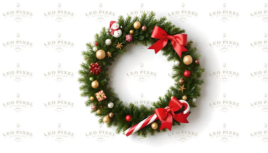 Christmas Wreath Ai Generated Image