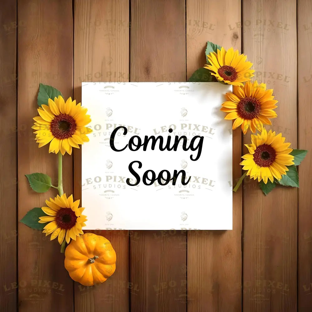 Coming Soon Sunflower Banner Ai Generated Image