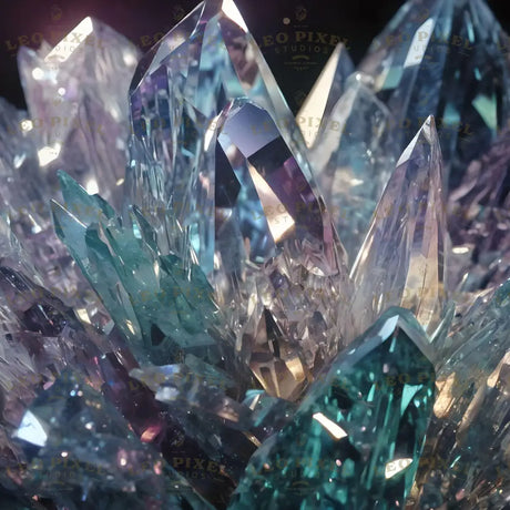 Crystals Close-Up Bundle Ai Generated Image