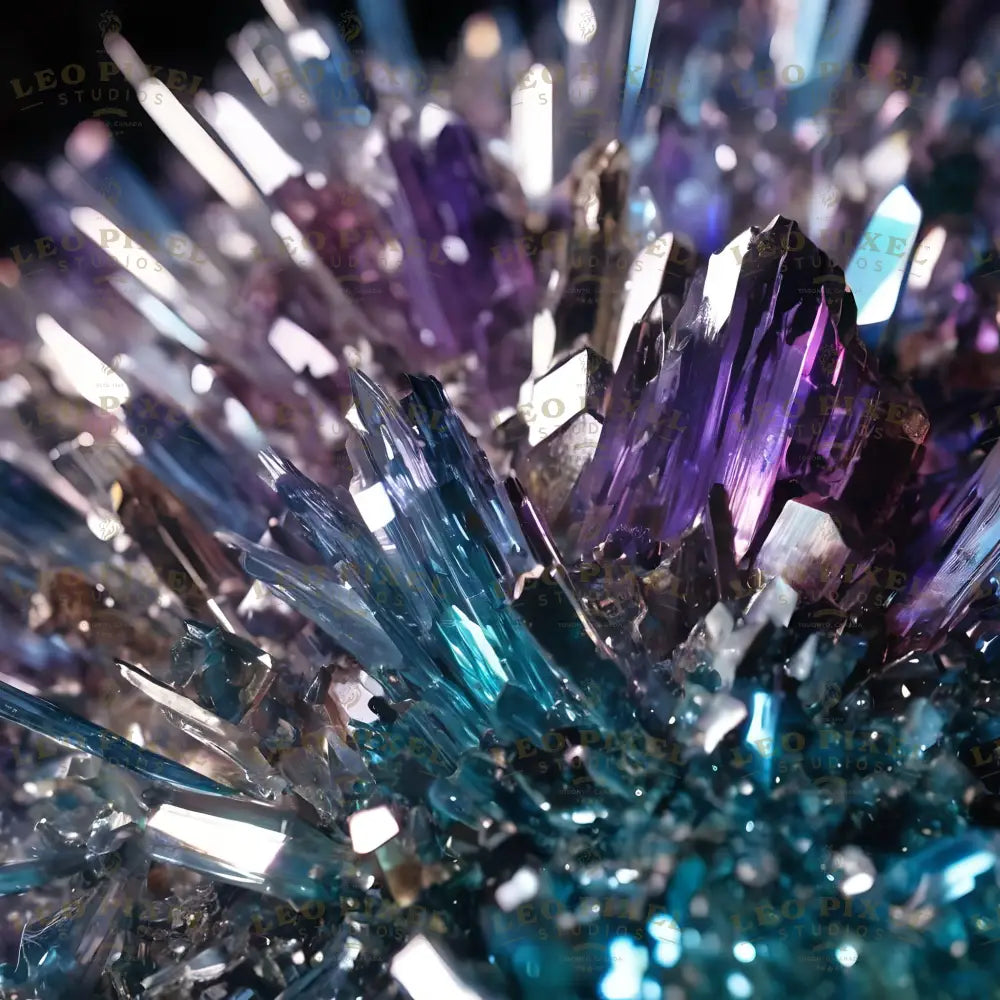 Crystals Close-Up Bundle Ai Generated Image