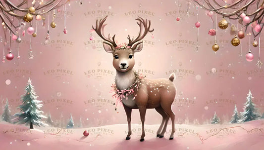 Cute Reindeer Ai Generated Image