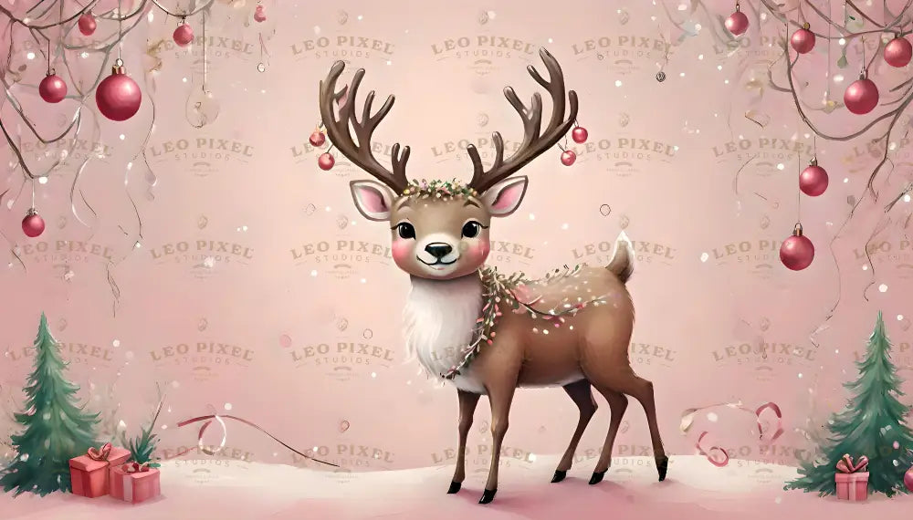 Cute Reindeer Ai Generated Image