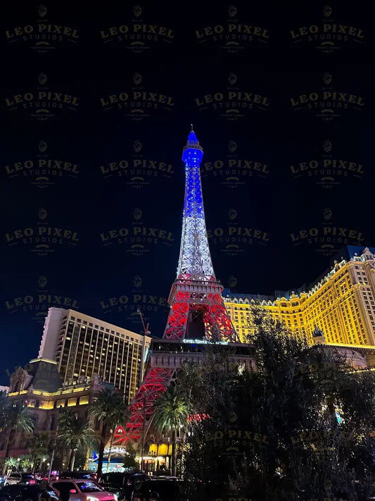 Eiffel Tower In Las Vegas Stock Photos