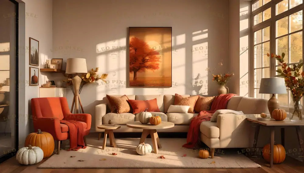 Fall Home Decor Ai Generated Image