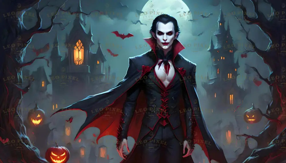 Family Of Vampires Ai Generated Image