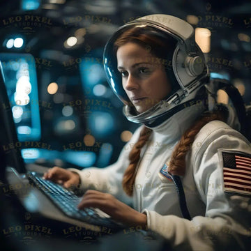 Female Astronaut Ai Generated Image