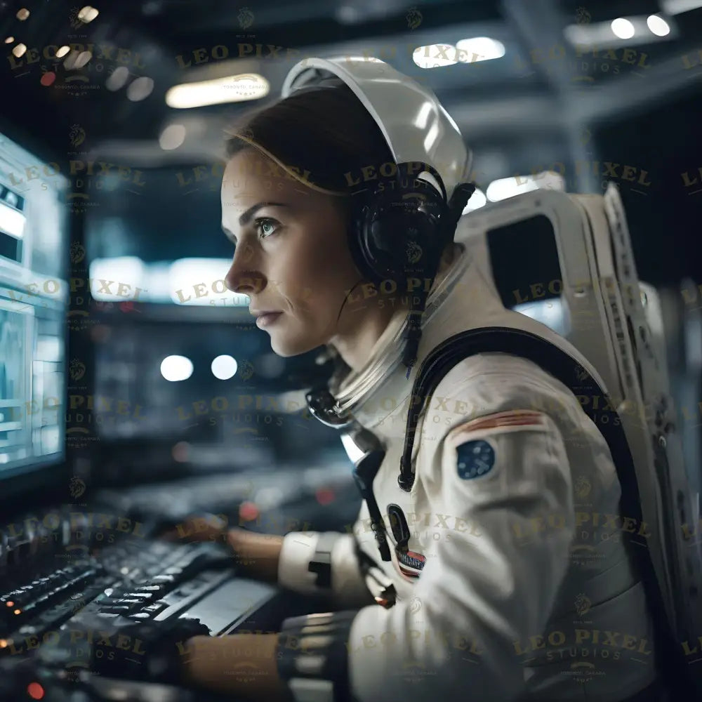 Female Astronaut Ai Generated Image