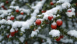 Fir Tree Berries Ai Generated Image