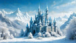 Nestled amidst towering snow-clad peaks, this majestic castle rises with elegant spires and robust stone walls, reflecting sunlight in a dazzling winter panorama. Surrounding frost-laden trees frame its grandeur, while untouched snow blankets the landscape, adding serenity. A meandering path leads to the arched entrance, inviting admiration in the heart of a tranquil alpine realm. Ai generated image.