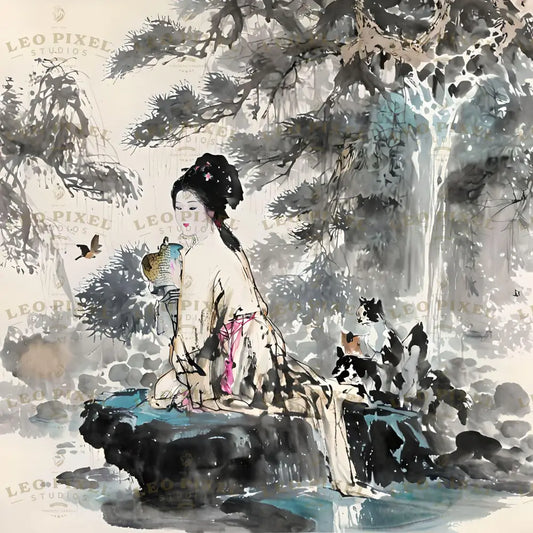 Geisha Ai Generated Image