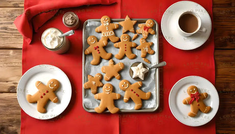 Gingerbread Cookies Decoration Ai Generated Image