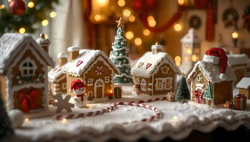 Gingerbread Village Ai Generated Image