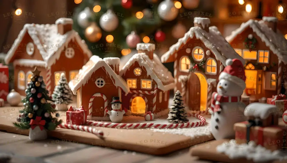 Gingerbread Village Ai Generated Image